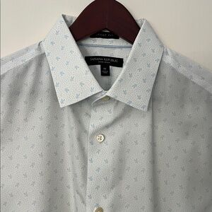 Banana Republic slim fit button down dress shirt- M